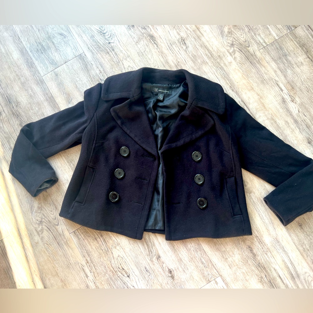 INC brand Sweater Cropped Peacoat/Jacket